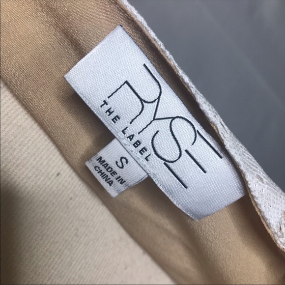 Lulus White Nude Lace Maxi dress - Picture 6 of 7